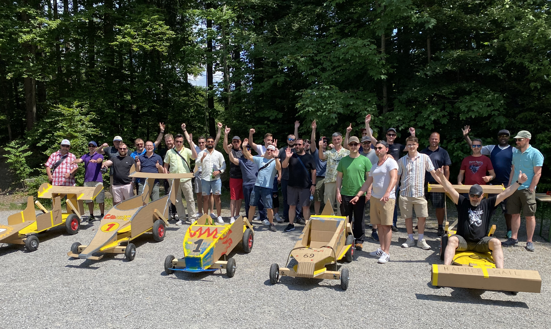 Teamevent Seifenkistenbau mit Rennen