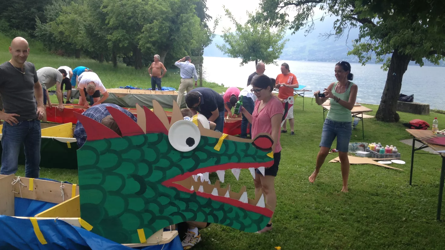 Teamevent Drachenbootbau